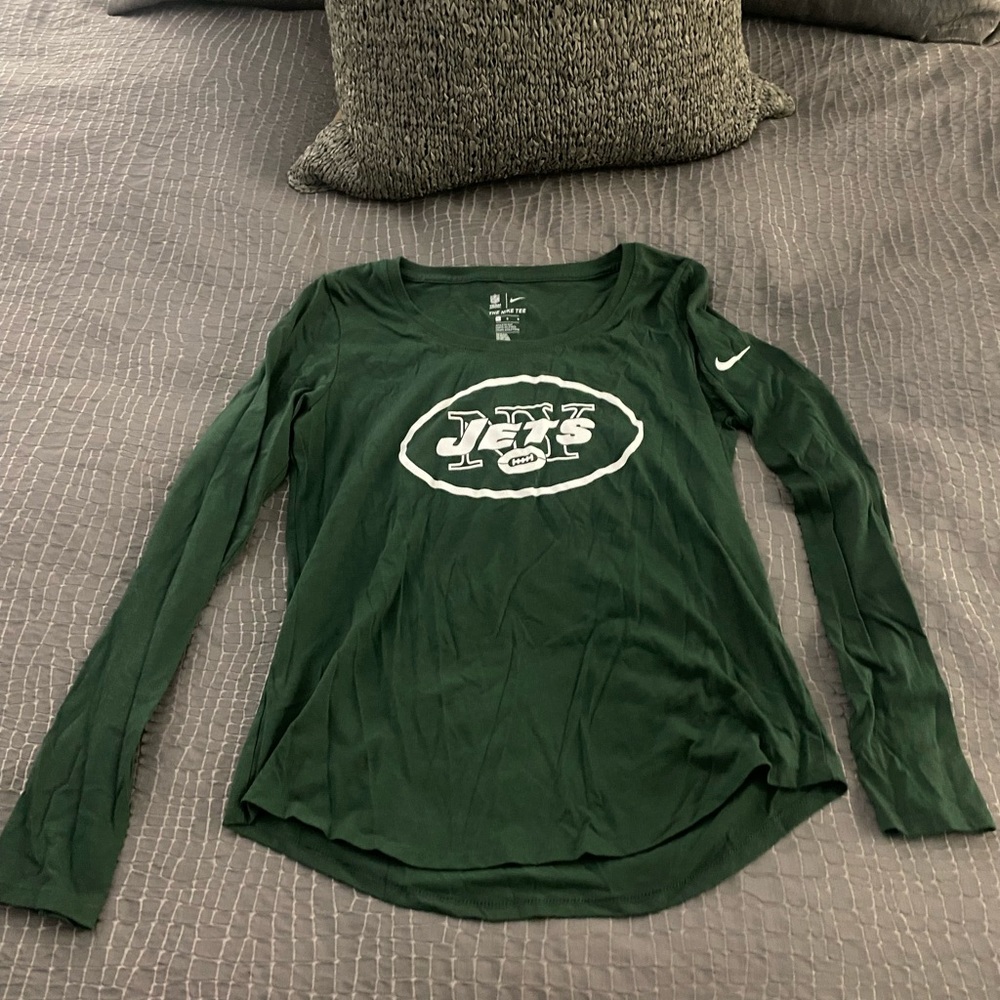 Nike Jets womens long sleeve T shirt size L
